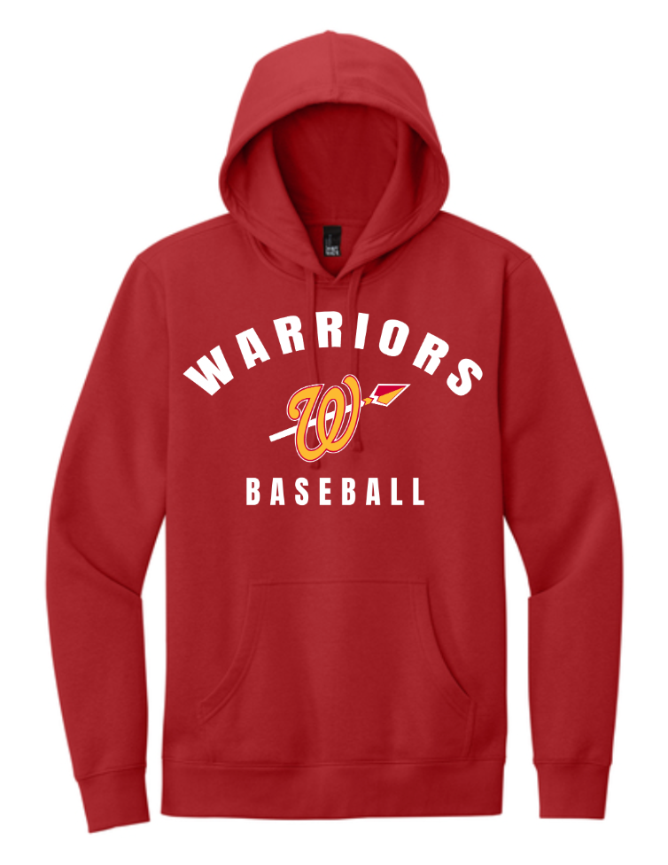 Woodbridge Baseball Red Hoodie