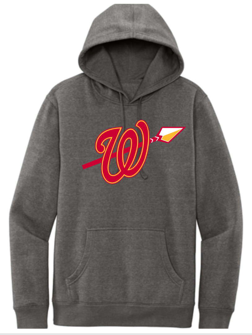 Warriors Baseball Gray Hoodie