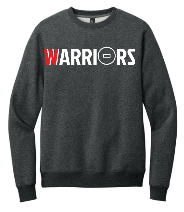 Crew Neck Sweatshirt- Heathered Charcoal