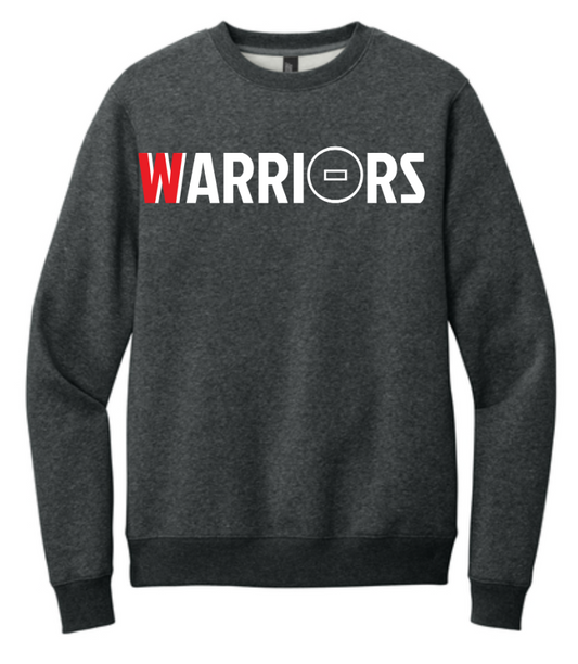 Crew Neck Sweatshirt- Heathered Charcoal